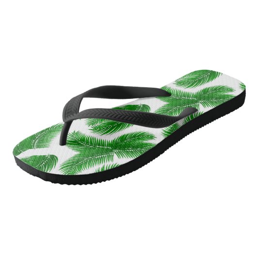 Tropisch patroon teenslippers (Schuin)