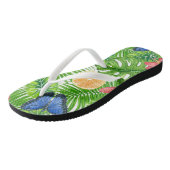 Tropisch patroon teenslippers (Schuin)