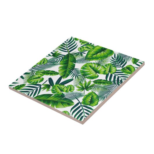 Tropisch patroon tegeltje (Zijkant)