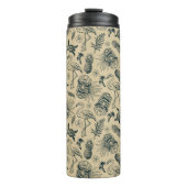  tropisch patroon thermosbeker (Voorkant)