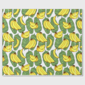Tropisch patroon van bananenvruchten cadeaupapier (Vlak)