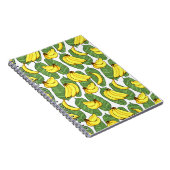 Tropisch patroon van bananenvruchten notitieboek (Rechterzijde)