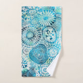 tropisch patroon van de partij Urchin en Opihi Bad Handdoek (Handdoek)