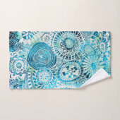 tropisch patroon van de partij Urchin en Opihi Bad Handdoek (Handdoek)