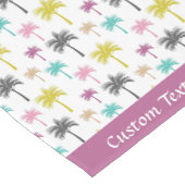 Tropisch patroon van kleurrijke palmboom korte tafelloper (Hoek)