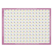 Tropisch patroon van kleurrijke palmboom tafelkleed (Voorkant (Horizontaal))