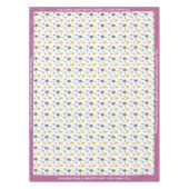 Tropisch patroon van kleurrijke palmboom tafelkleed (Voorkant)