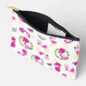 Tropisch patroon, vlamingos, watermeloenen, bloeme etui (Open)