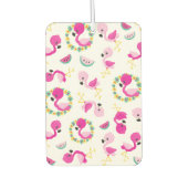 Tropisch patroon, vlamingos, watermeloenen, bloeme luchtverfrisser (Voorkant)