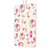 Tropisch patroon, vlamingos, watermeloenen, bloeme luchtverfrisser (Links)