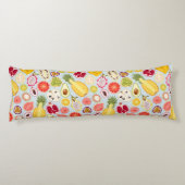 Tropisch patrooncarrosserie lichaamskussen (Achterkant)