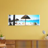 Tropisch percanvas afdrukken (Insitu (Woonkamer))