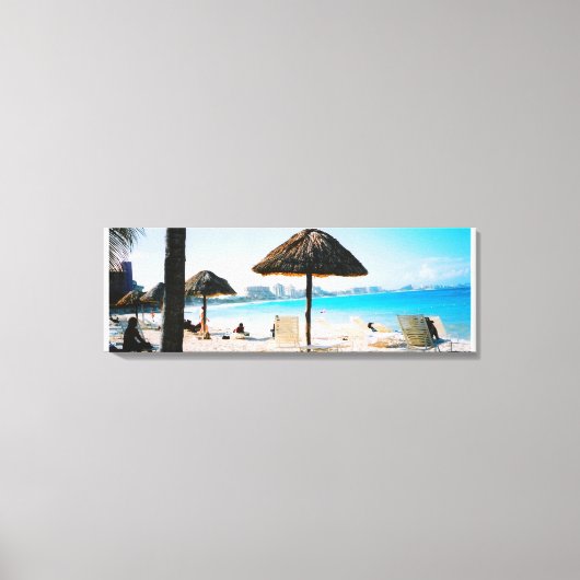 Tropisch percanvas afdrukken (Voorkant)