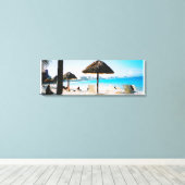 Tropisch percanvas afdrukken (Insitu (Houten vloer))