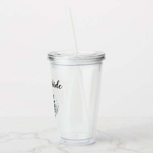 Tropisch Persoonlijk Acryl Drinkbeker (Links)