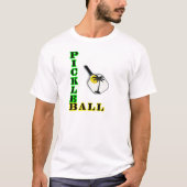 Tropisch Pickleball Tee Shirt (Mannen) (Voorkant)
