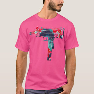 Tropisch Pistool liefhebber vuurwapen strand Hawai T-shirt