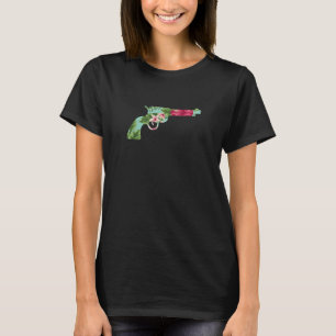 Tropisch Pistool Vuurwapen Strand Hawaiiaanse Revo T-shirt
