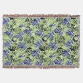 Tropisch plant 2 . deken (Voorkant)