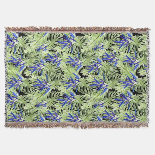 Tropisch plant 2 . deken (Voorkant)