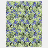 Tropisch plant 2 deken (Voorkant)