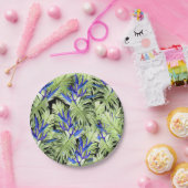 Tropisch plant 2 papieren bordje (Feest)