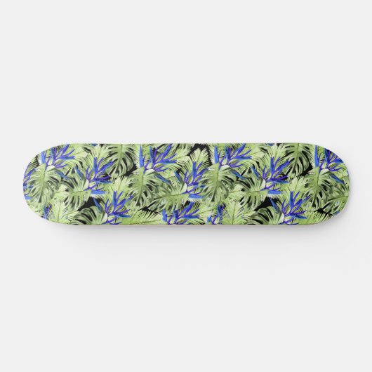 Tropisch plant 2 persoonlijk skateboard (Horizontaal)