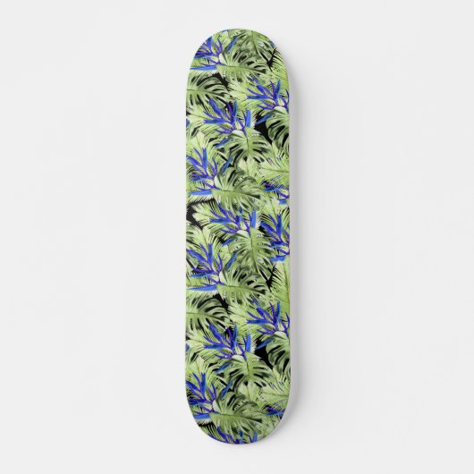 Tropisch plant 2 persoonlijk skateboard (Voorkant)