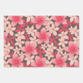 Tropisch plant- en bloemmotief inpakpapier vel (Voorkant)