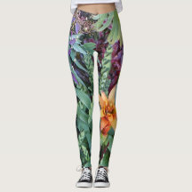 Tropisch Plant Leggings