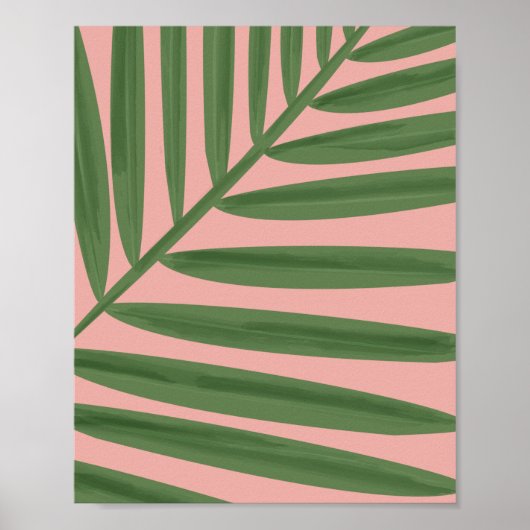 Tropisch Plant Poster (Voorkant)