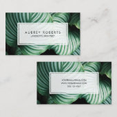 Tropisch Plant voor professionele landschapsarchit Visitekaartje (Voorkant / Achterkant)