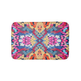 Tropisch Plumeria Spotted Flowers Tegel Pattern Badmat