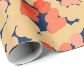 Tropisch Plumeria Spotted Flowers Tegel Pattern Cadeaupapier (Rol Hoek)