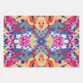 Tropisch Plumeria Spotted Flowers Tegel Pattern Inpakpapier Vel (Voorkant 2)