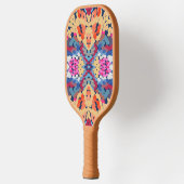 Tropisch Plumeria Spotted Flowers Tegel Pattern Pickleball Paddle (Links)