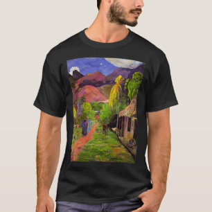 Tropisch polynesiaans Paul Gauguin Art Rue de Tahi T-shirt