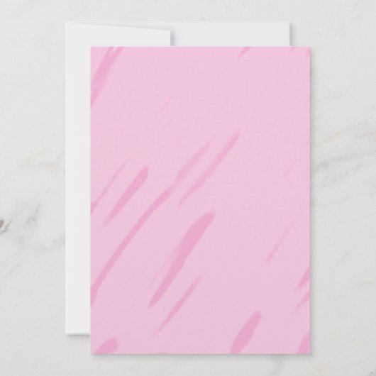 Tropisch Pool Feest Kaart (Achterkant)