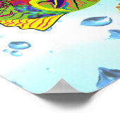 Tropisch Poster voor viskunst, filmpjes (Hoek)