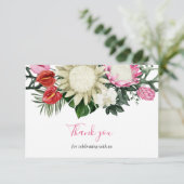 Tropisch ProtheevloerBaby shower Dank u wel Kaart (Staand voorkant)