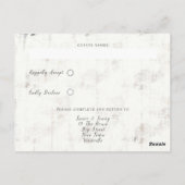 Tropisch rammelblad rsvp, waterverf nodig briefkaart (Achterkant)