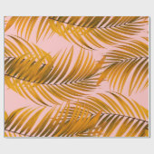 Tropisch realistische leest Pattern Trendy Mode C Cadeaupapier (Vlak)
