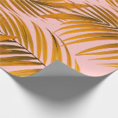 Tropisch realistische leest Pattern Trendy Mode C Cadeaupapier (Hoek)