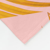 Tropisch realistische leest Pattern Trendy Mode C Fleece Deken (Hoek)