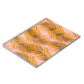 Tropisch realistische leest Pattern Trendy Mode C Notitieboek (Linkerzijde)