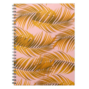 Tropisch realistische leest Pattern Trendy Mode C Notitieboek