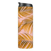 Tropisch realistische leest Pattern Trendy Mode C Thermosbeker (Geroteerd rechts)