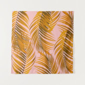 Tropisch realistische leest Pattern Trendy Mode C Wandkleed (Voorkant (horizontaal))