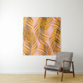 Tropisch realistische leest Pattern Trendy Mode C Wandkleed (In Situ (horizontaal))