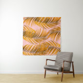 Tropisch realistische leest Pattern Trendy Mode C Wandkleed (In situ)
